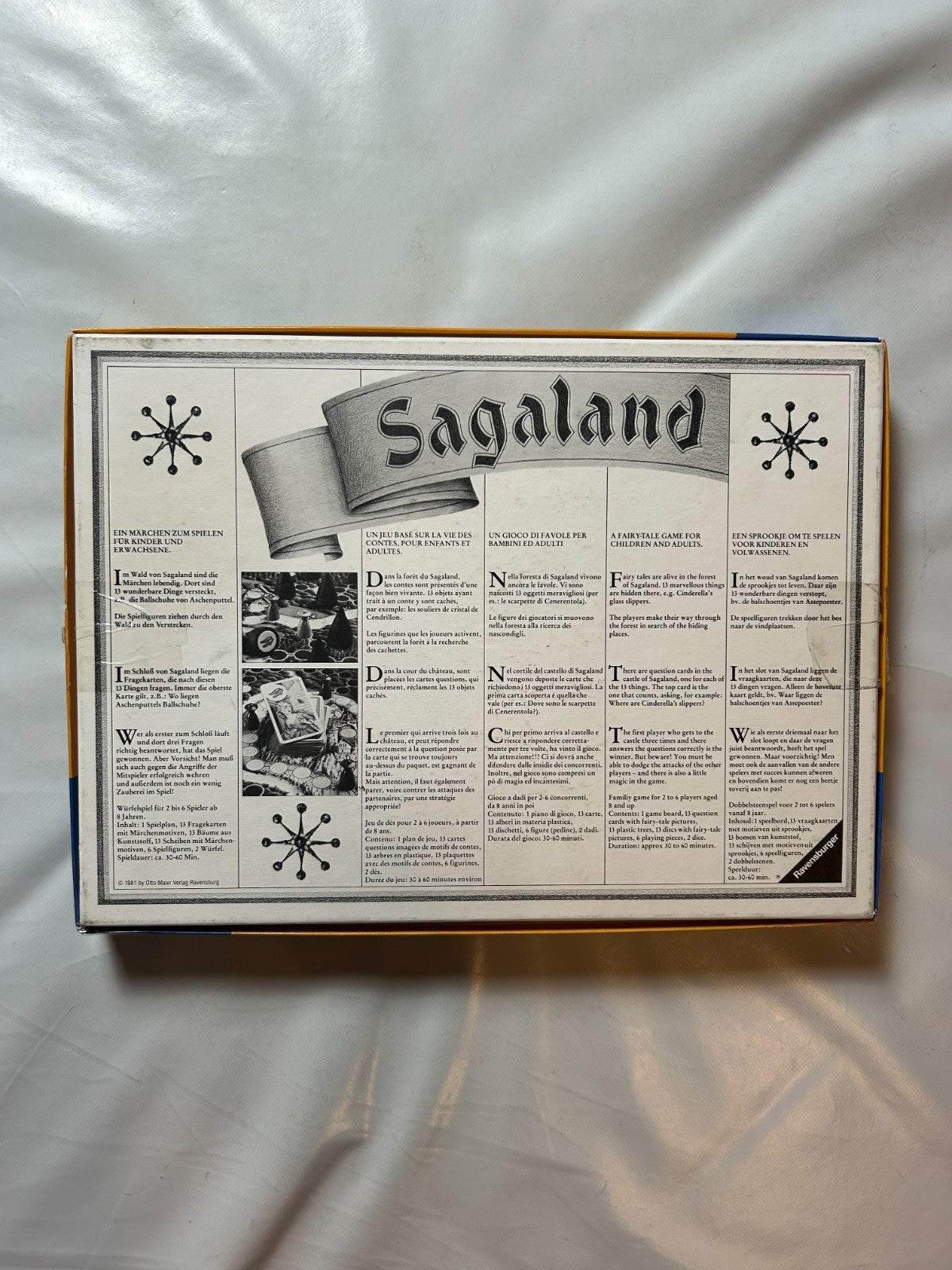 Sagaland Ravensburger Spiel Brettspiel bräunliche Ausgabe - Vollständig - Ansicht 8