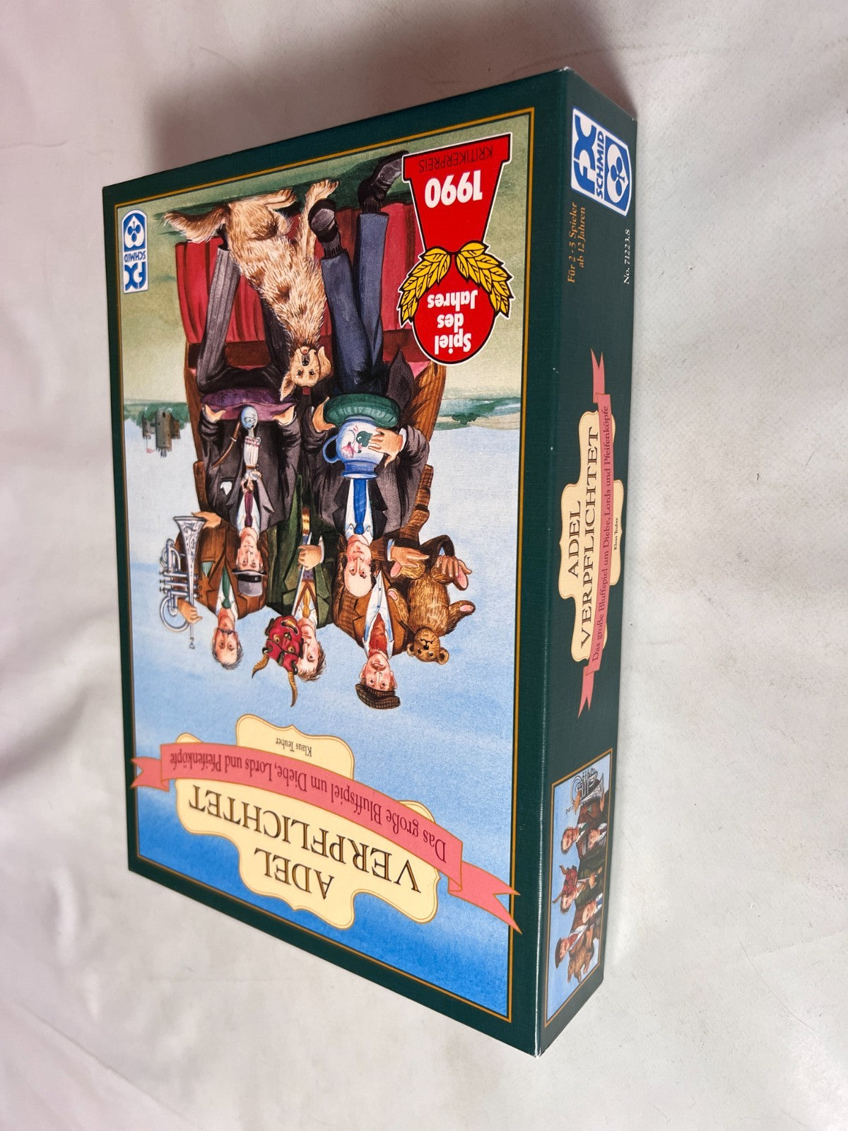 Adel verpflichtet Brettspiel FX Schmid 1990 Gesellschaftsspiel   Vollständig - Ansicht 5