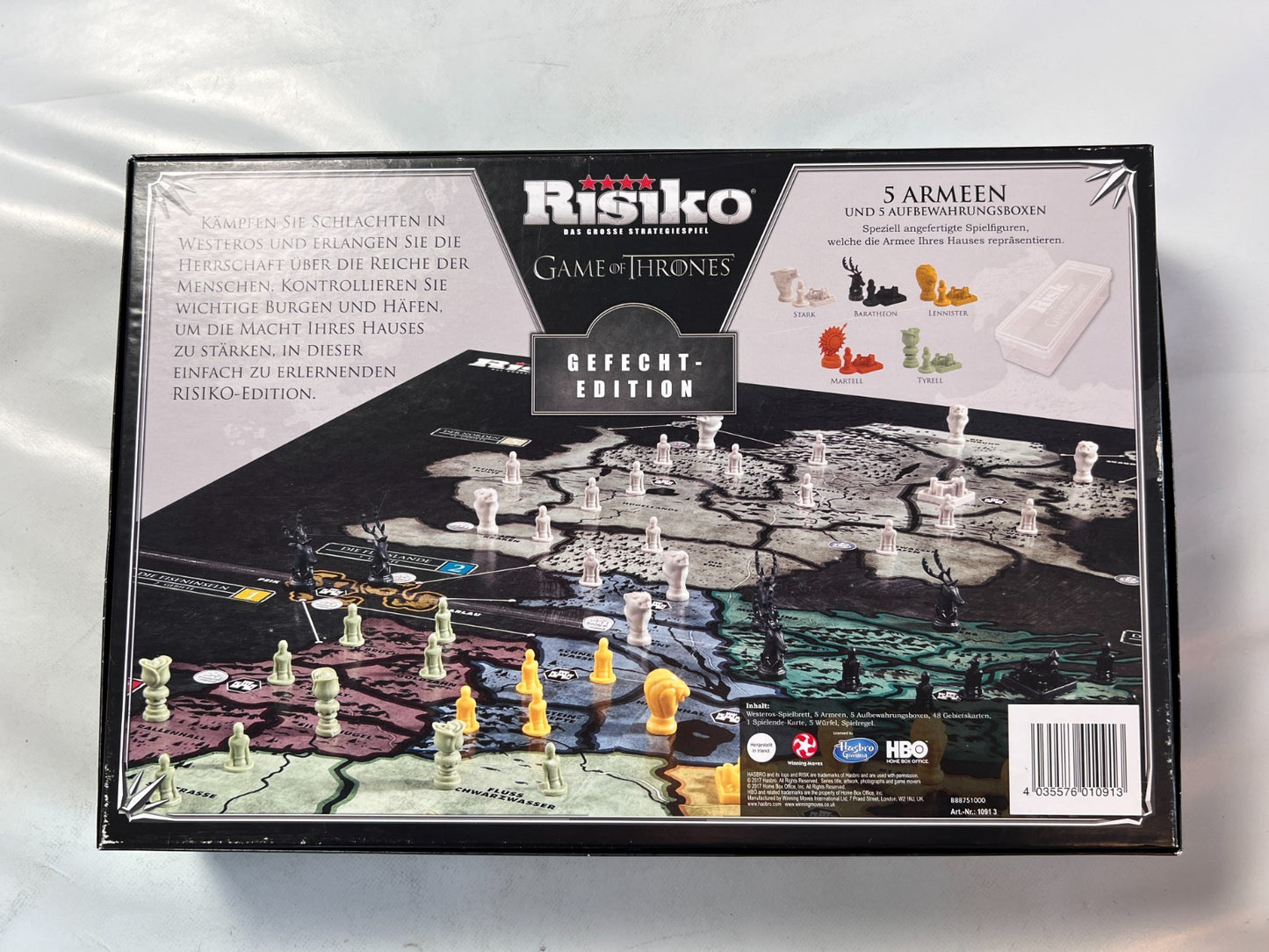Risiko GoT Game of Thrones Strategie Spiel Gefecht Edition - Hasbro -Vollständig - Ansicht 10