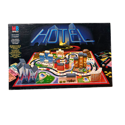 Hotel von MB Komplett mit Laternen  MB  Spieleklassiker Große schwarze Ausgabe - Ansicht 1