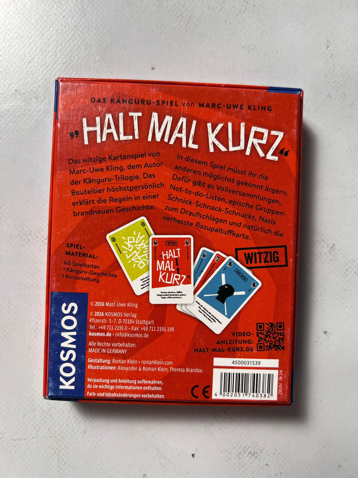 Detailfoto 2 – SKU A8495 – Kartenspiel gebraucht bei Brettspielimperium
