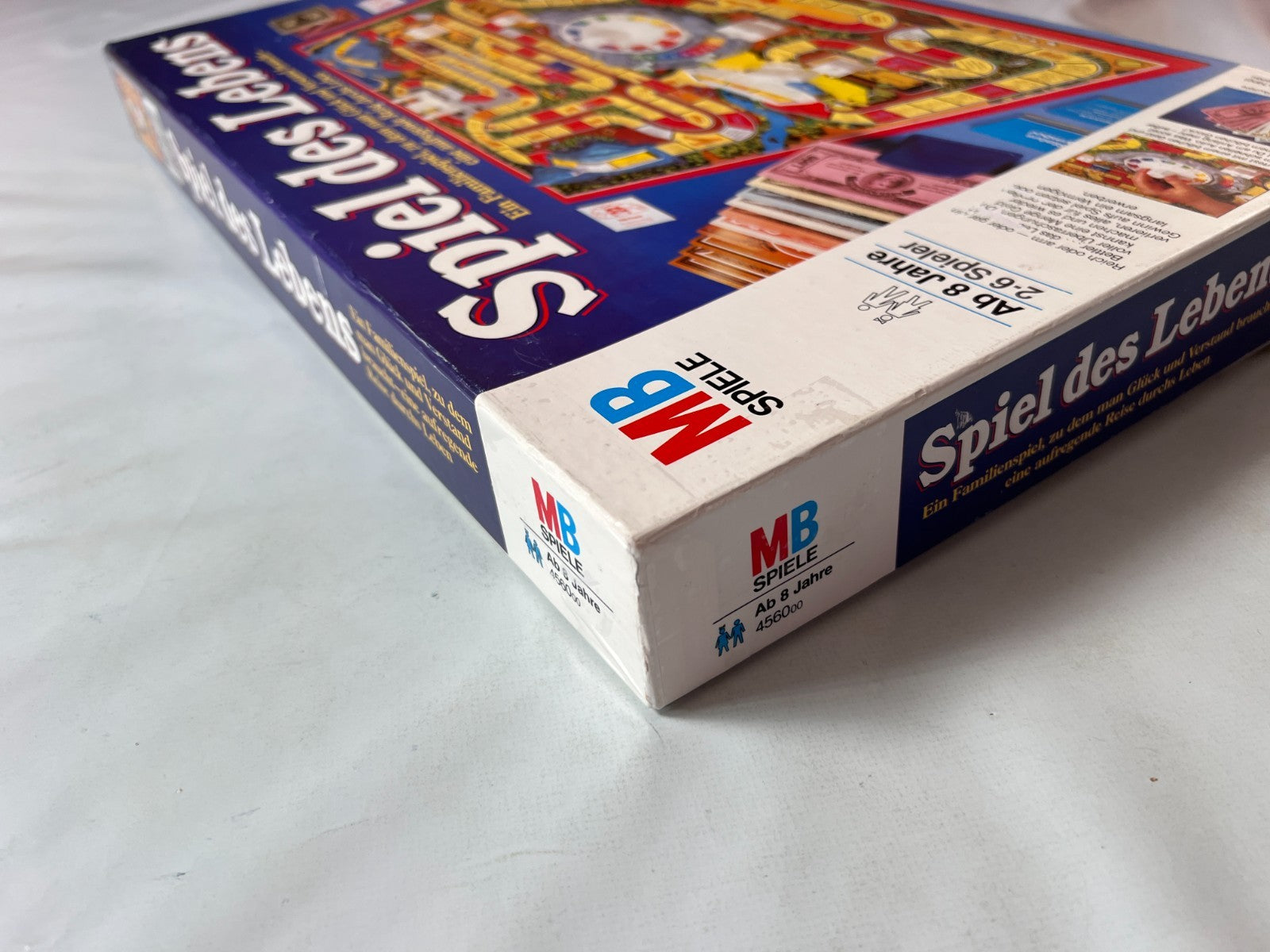Spiel des Lebens MB 1984 Spiel blaue Ausgabe Brettspiel 2 Fahnen Vollständig - Ansicht 11