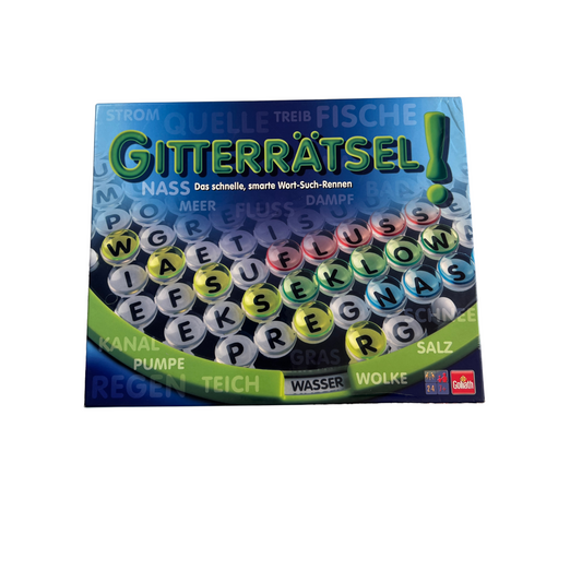 Gitterrätsel Goliath 70473 Brettspiel Gesellschaftsspiel  Vollständig - Ansicht 1