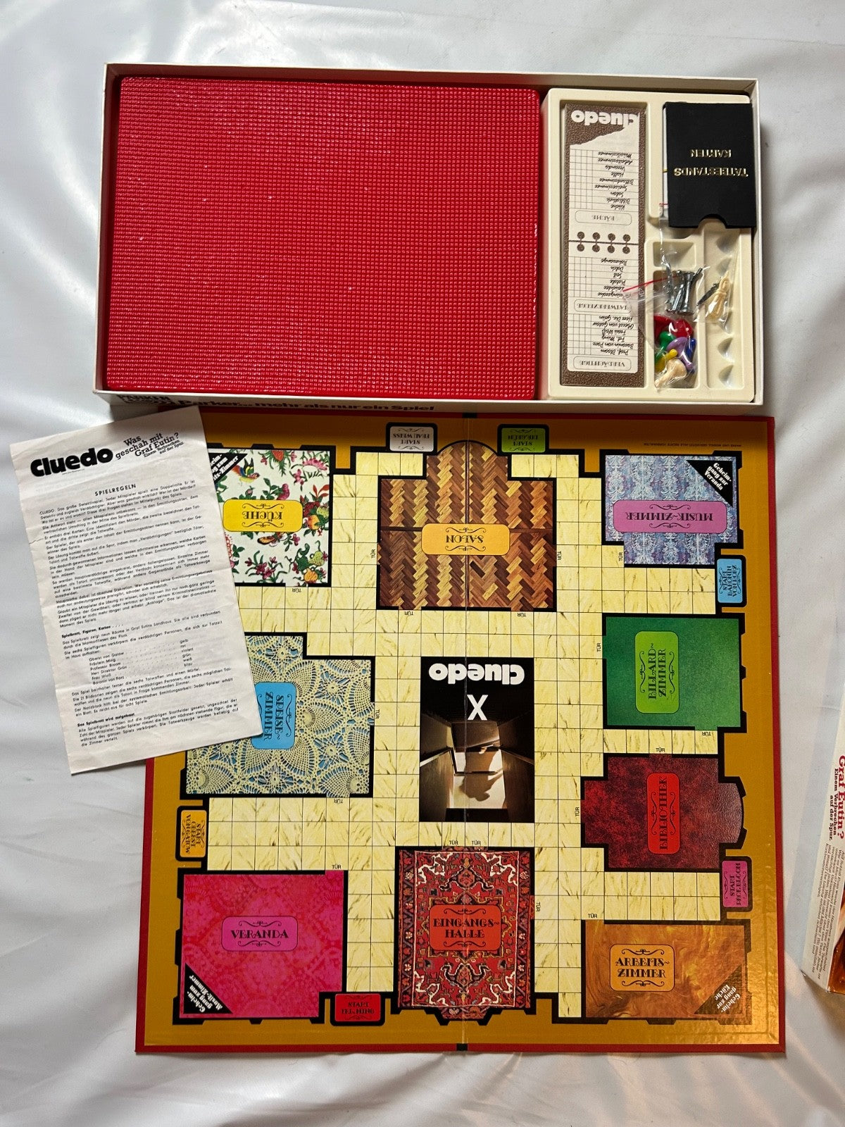 CLUEDO Was geschah mit Graf Eutin?  Parker 1992  Vollständig - Ansicht 7