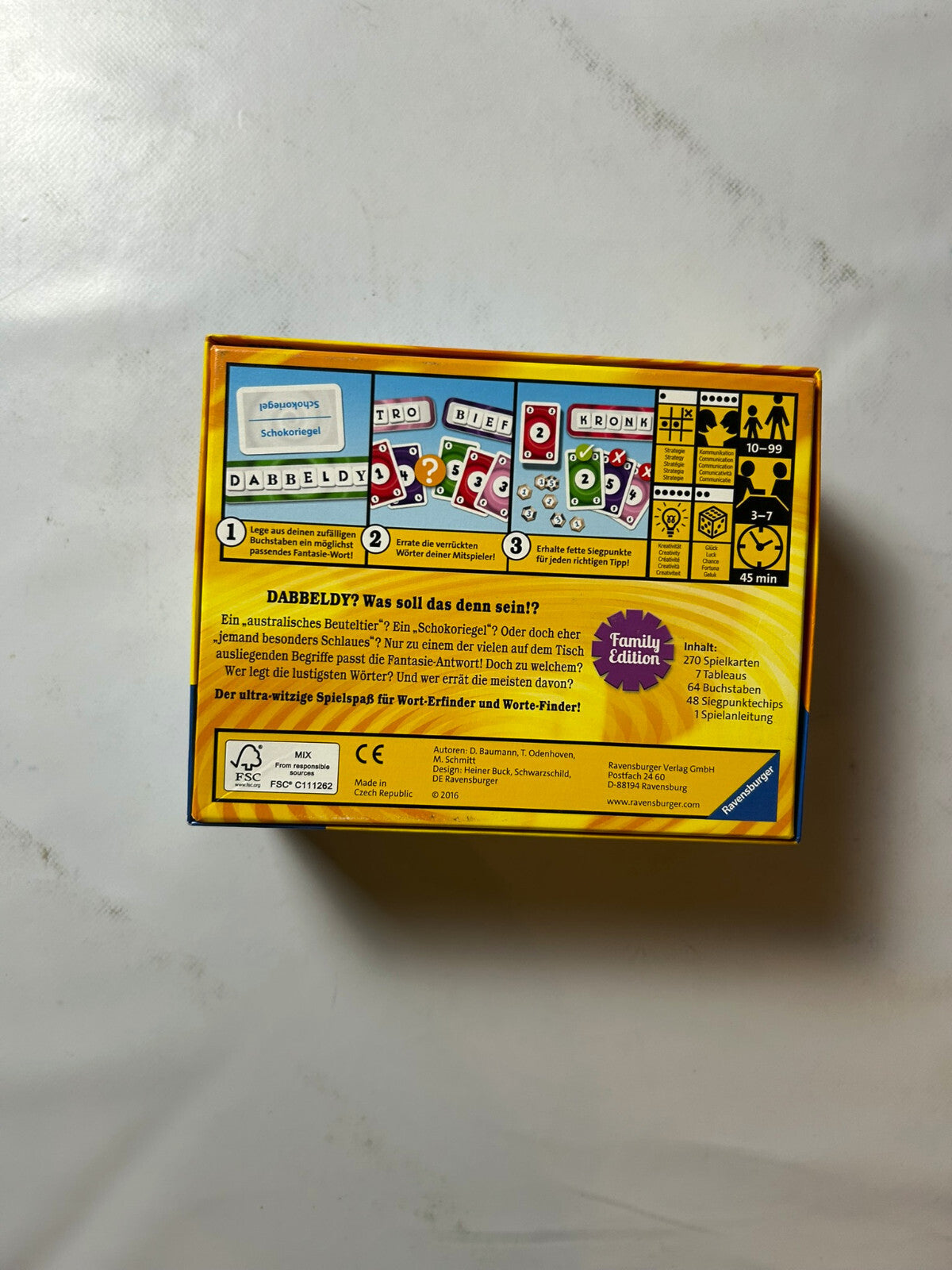 Detailfoto 7 – SKU A7177 – Gesellschaftsspiel gebraucht bei Brettspielimperium