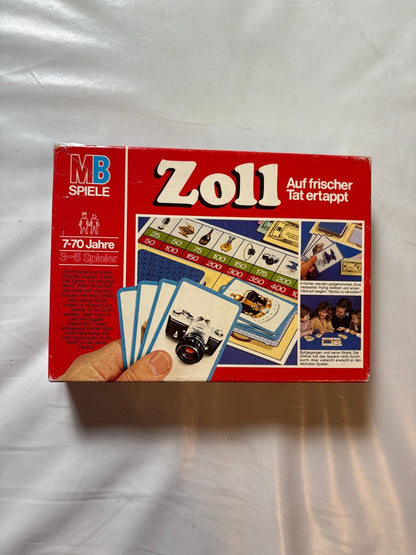 Zoll  auf frischer Tat ertappt  MB Spiele 1982  Vollständig - Ansicht 2