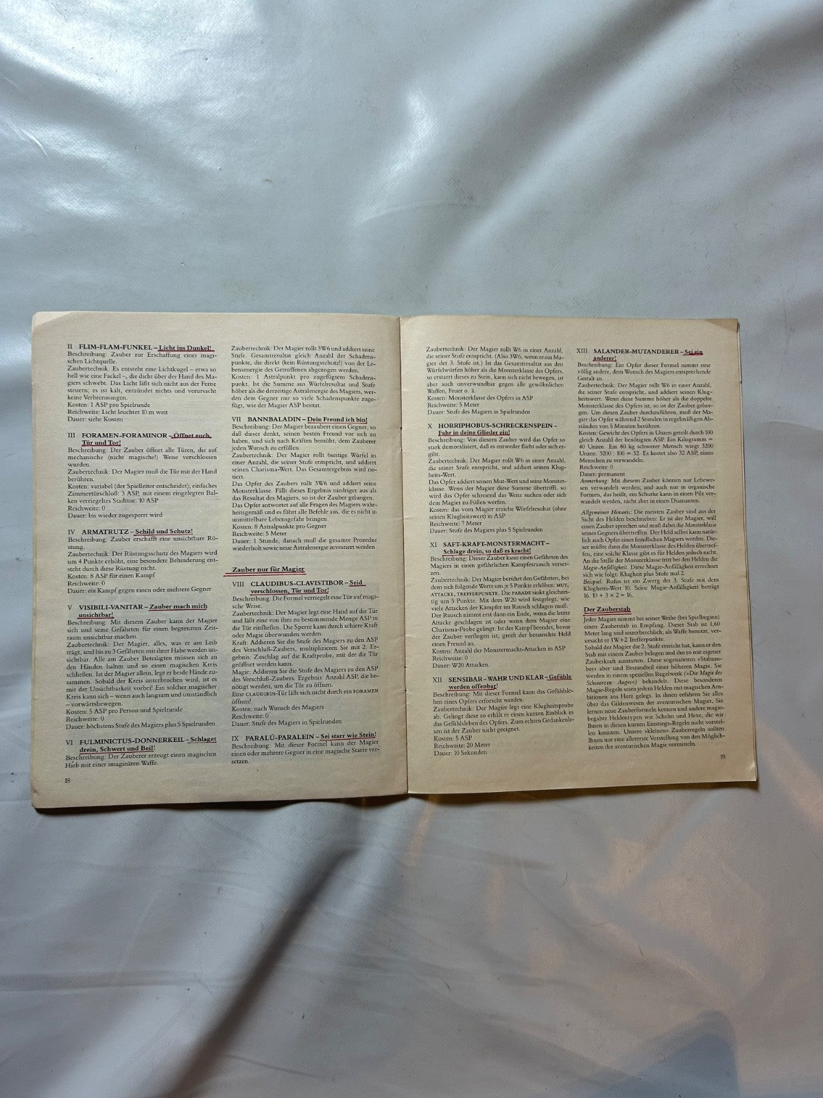 Detailfoto 6 – SKU A11874 – Rollenspiel-Buch gebraucht bei Brettspielimperium