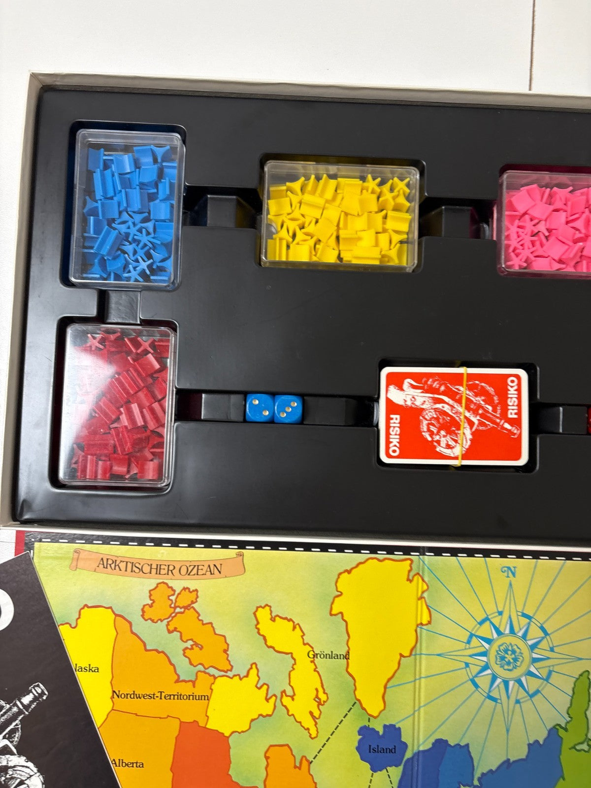 Risiko - Strategiespiel weiß Parker 1982 - Vollständig - Ansicht 12