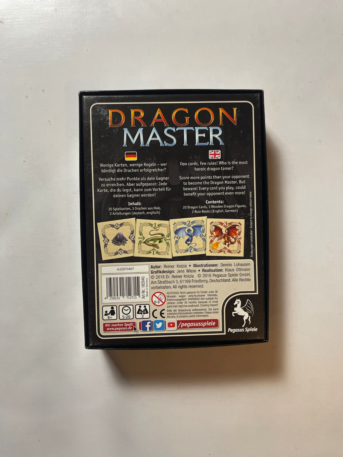 Detailfoto 2 – SKU A3945 – Kartenspiel gebraucht bei Brettspielimperium