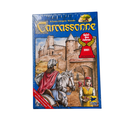 Carcassonne Hans im Glück2001 Altes Layout Legespiel  Neu in Folie - Ansicht 1
