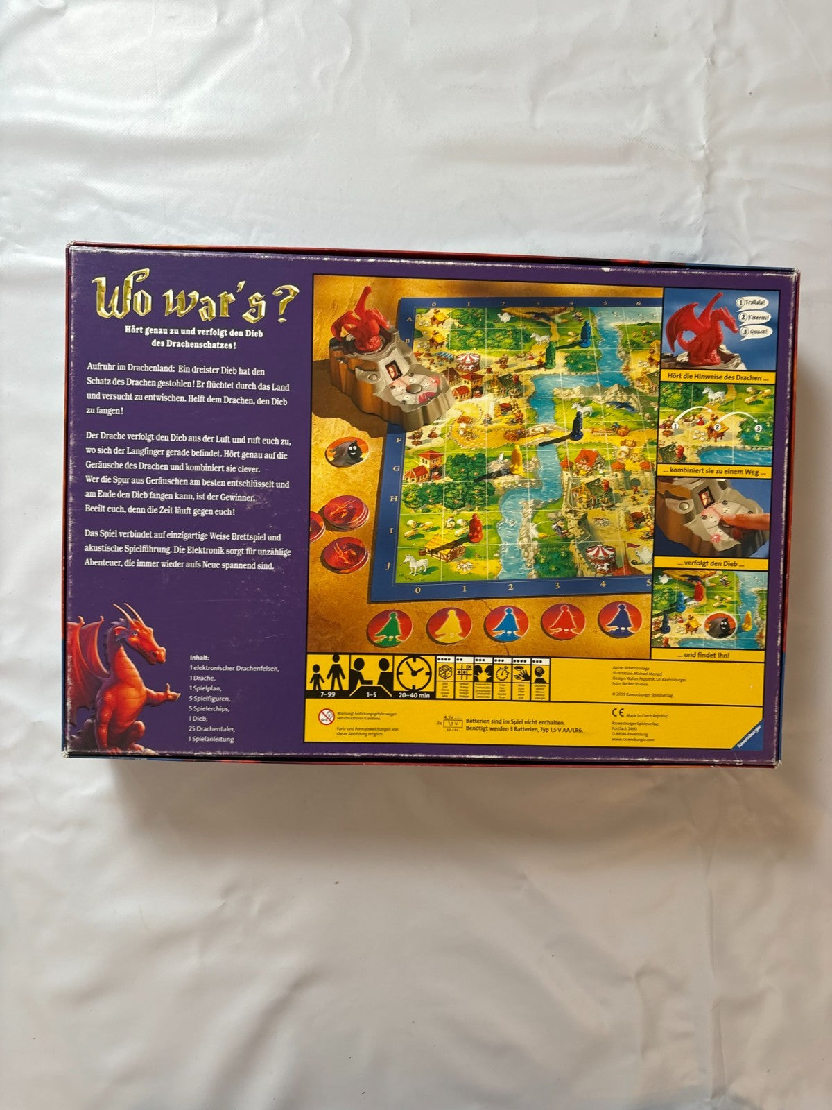 Brettspiel - Wo Wars - verfolgt den Dieb - Ravensburger 2009 - Vollständig - Ansicht 11