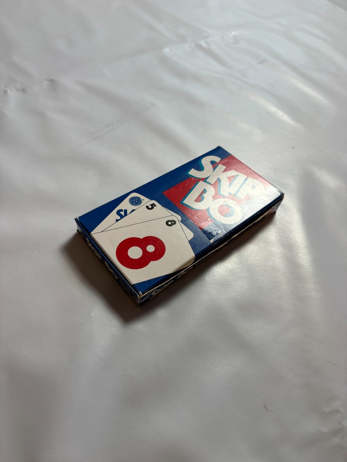 Skip Bo Kartenspiel Mattel blau rote Ausgabe 1992  - vollständig - Ansicht 4