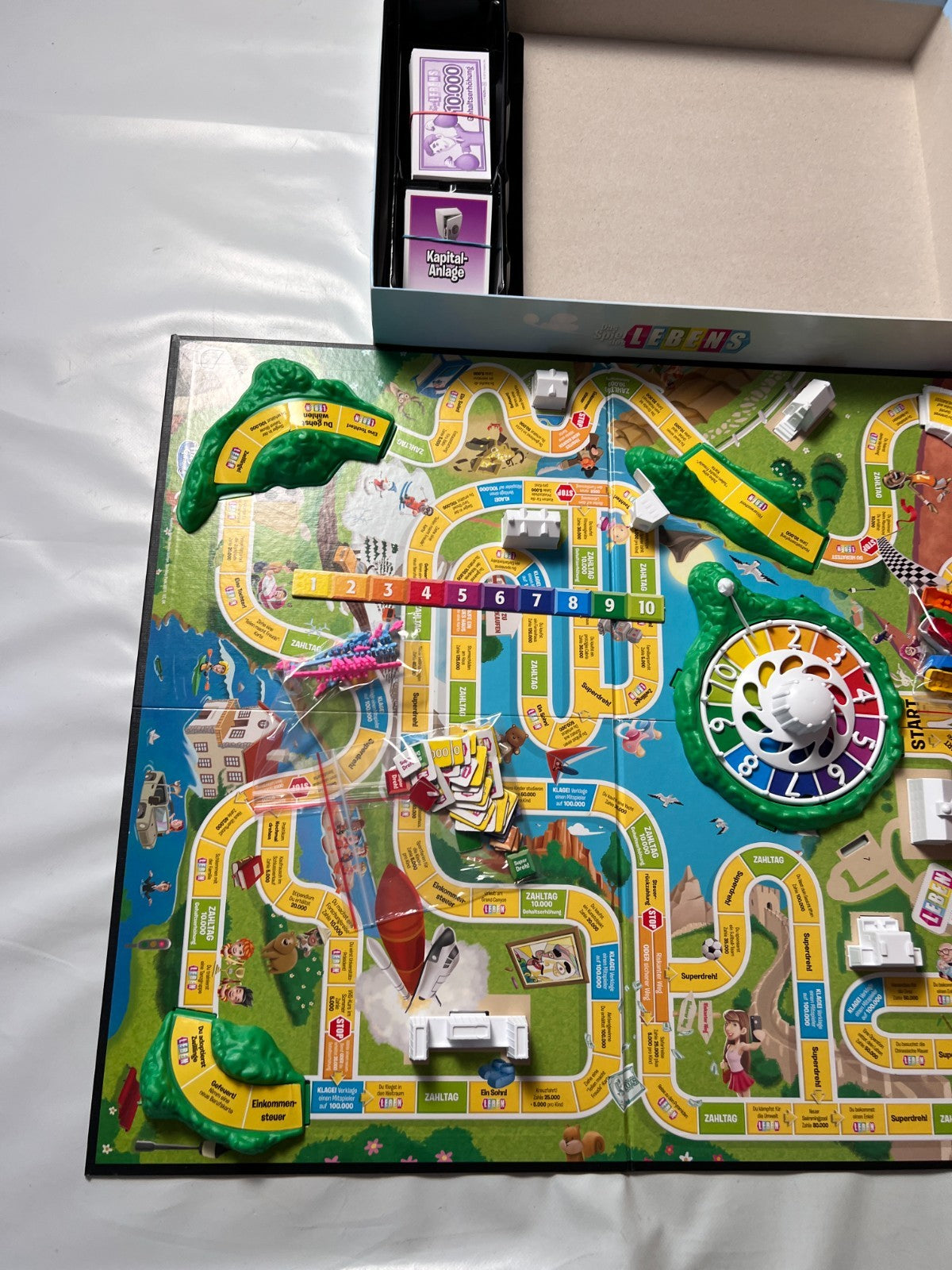 Das Spiel des Lebens Original Hasbro 2015 Brettspiel  Vollständig - Ansicht 4