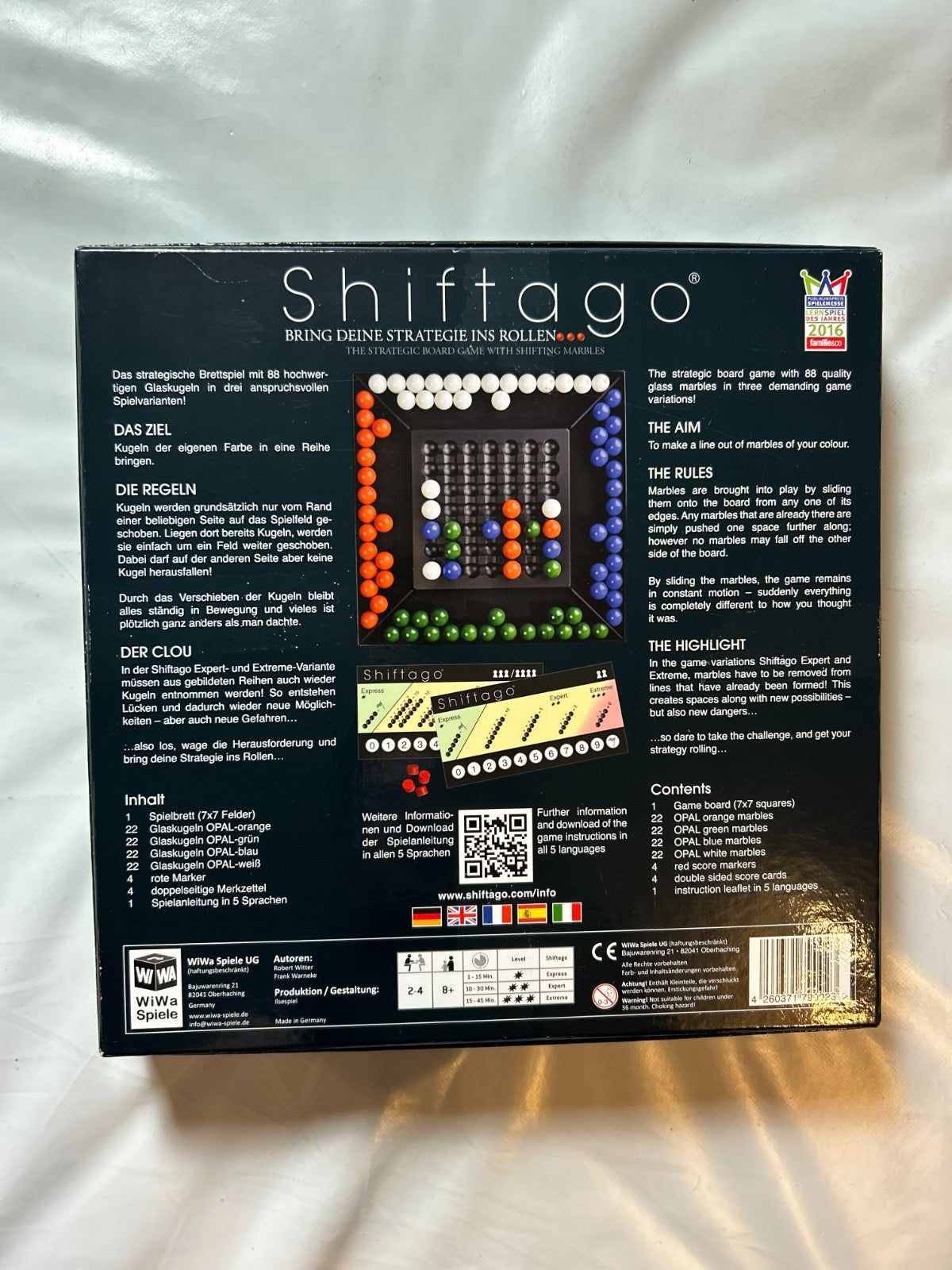 Shiftago WiWa Spiele Bettspiel Strategiespiel Familienspiel  Vollständig - Ansicht 8