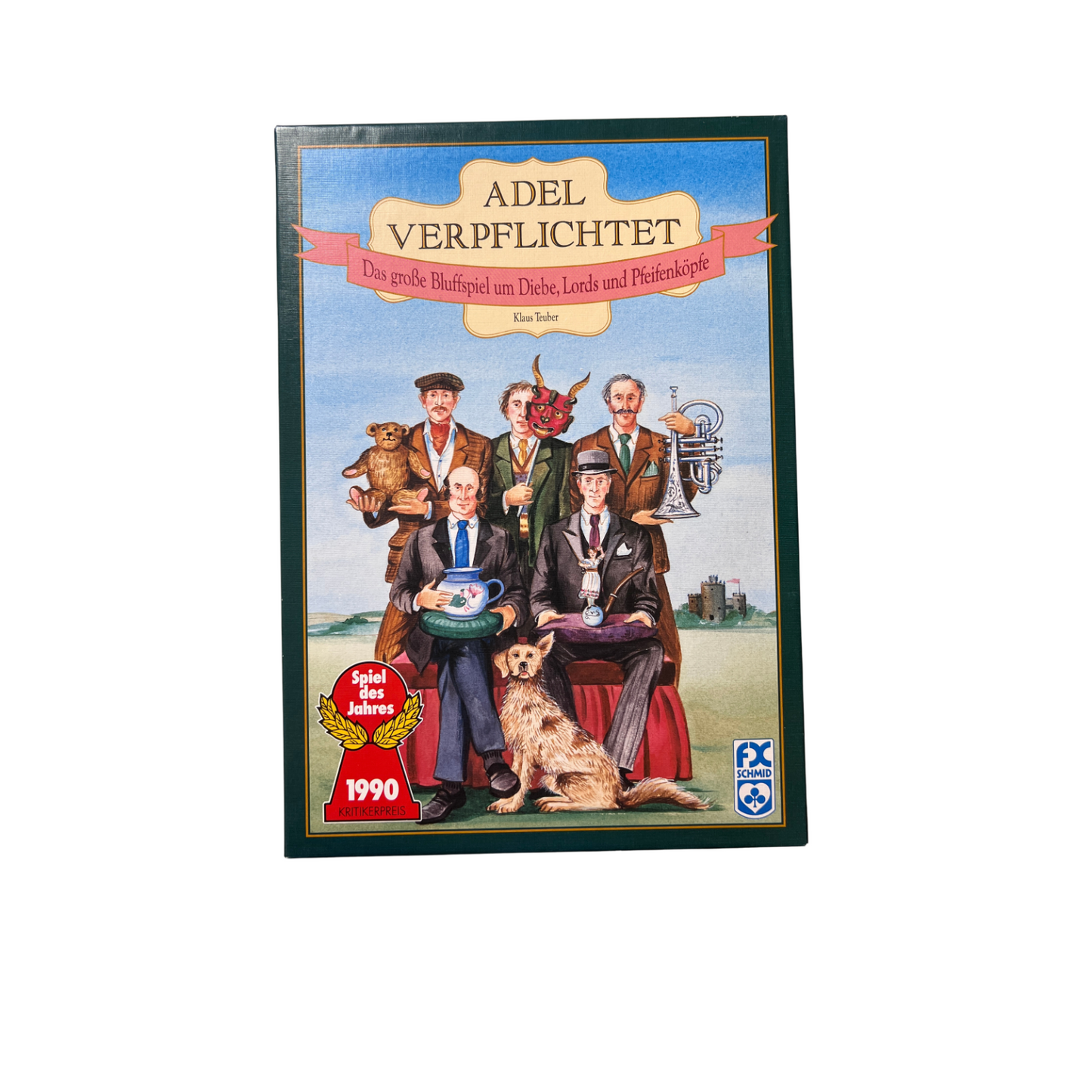 Adel verpflichtet Brettspiel FX Schmid 1990 Gesellschaftsspiel   Vollständig - Ansicht 1