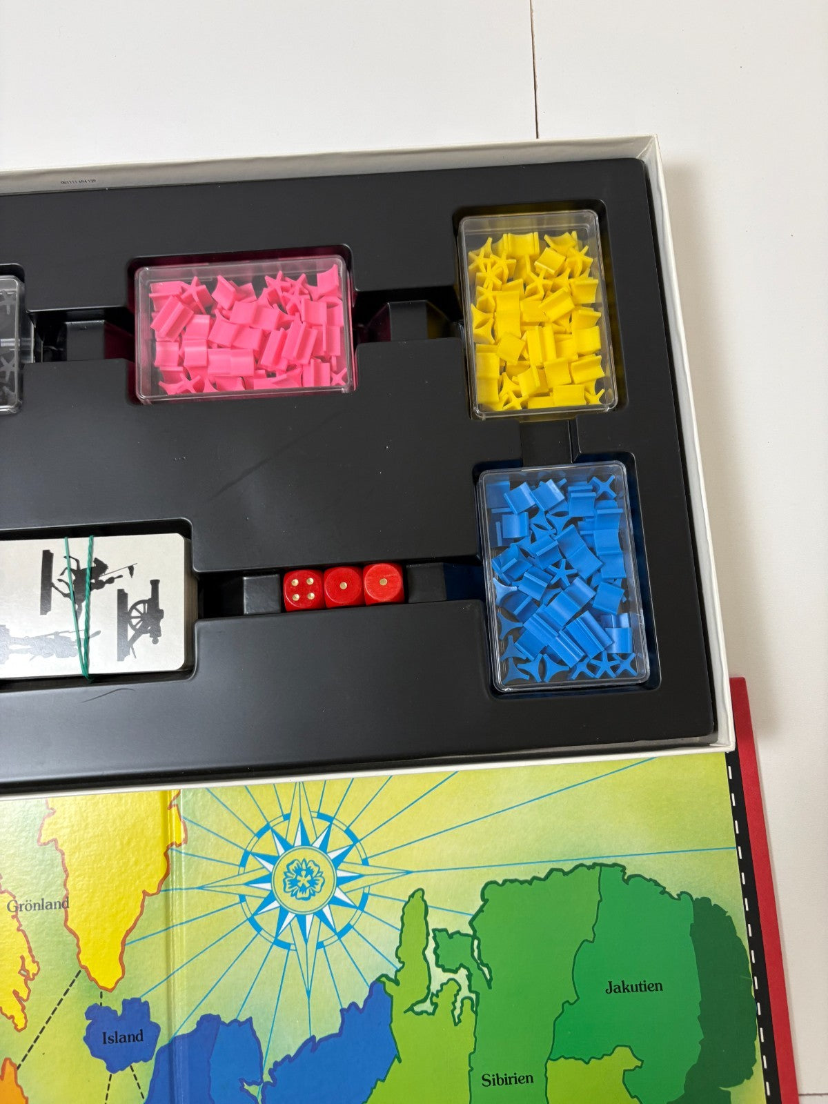Risiko - Strategiespiel weiß Parker 1982 - Vollständig - Ansicht 12