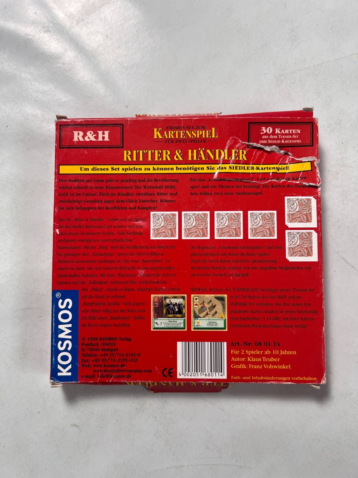 Detailfoto 8 – SKU A13304 – Kartenspiel gebraucht bei Brettspielimperium
