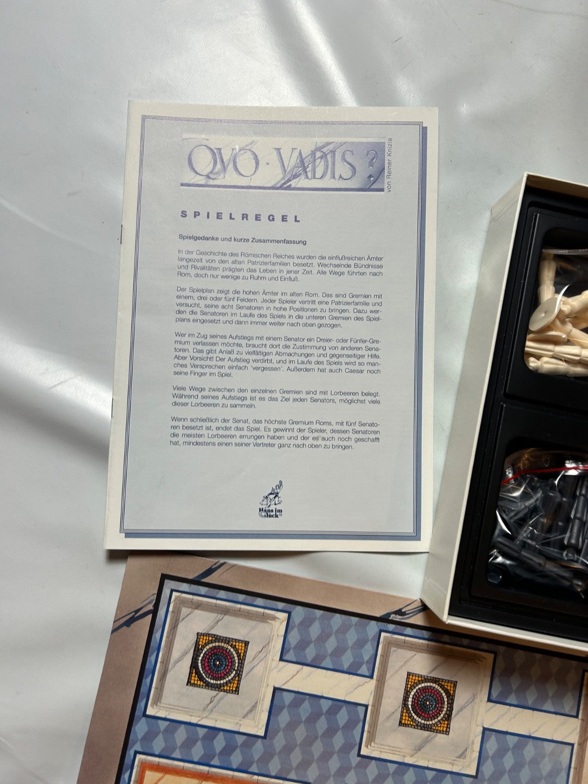 QUO VADIS ? Qvo Vadis? Brettspiel Taktikspiel Hans im Glück  Vollständig - Ansicht 7