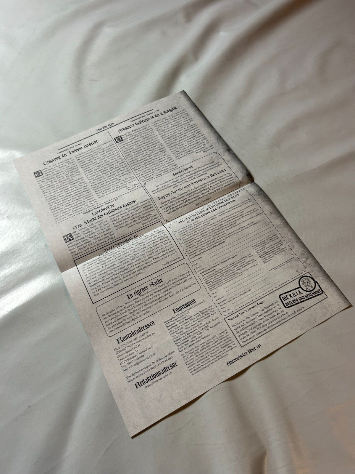 Detailfoto 9 – SKU A11816 – Rollenspiel-Buch gebraucht bei Brettspielimperium