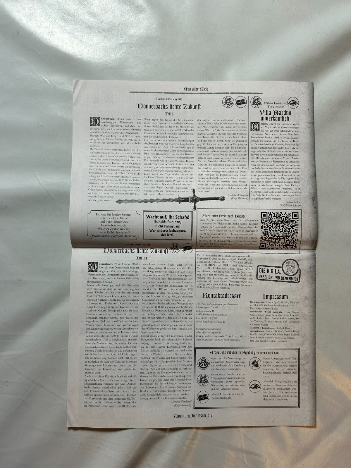 Detailfoto 6 – SKU A11827 – Rollenspiel-Buch gebraucht bei Brettspielimperium