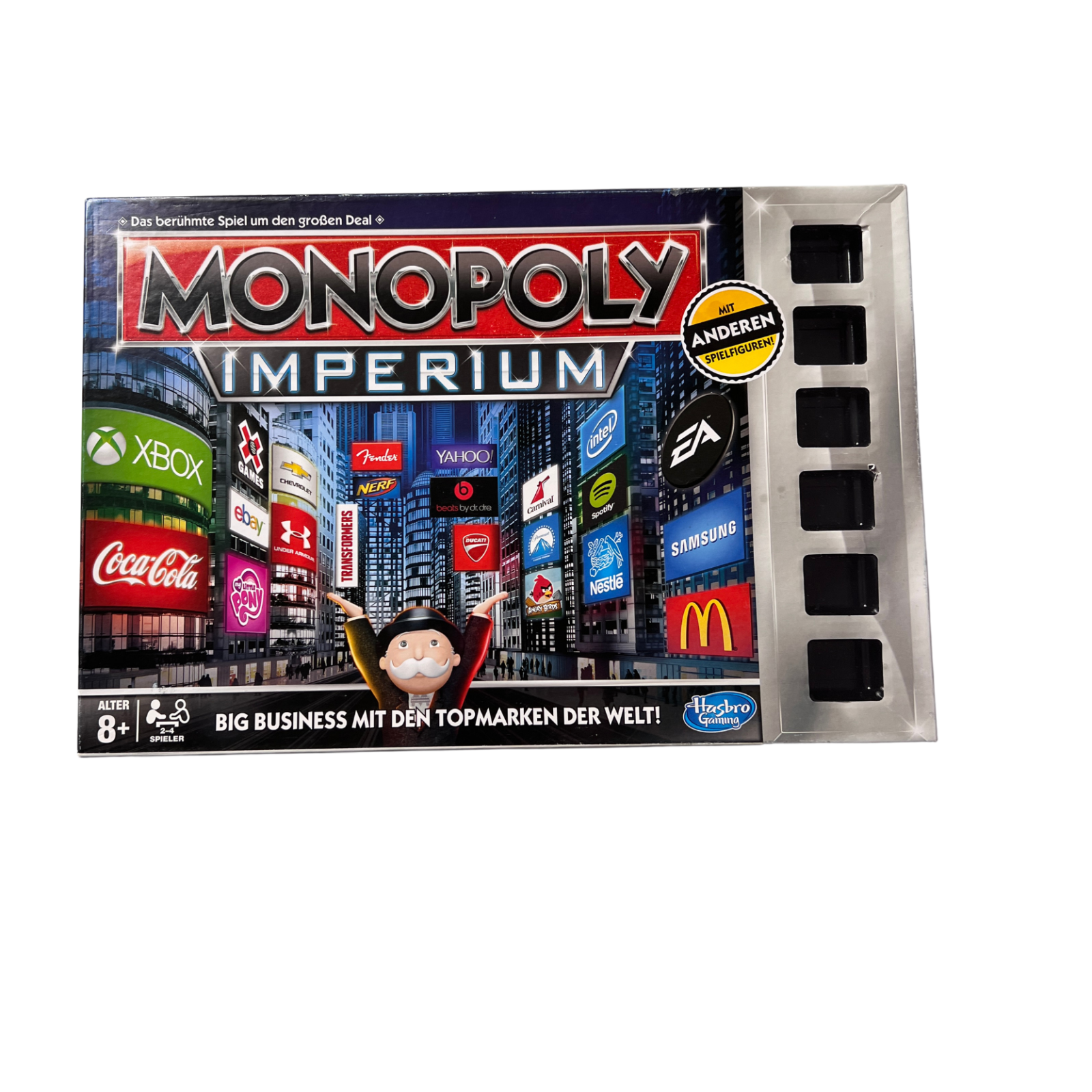 Spiel Monopoly Imperium silber Topmarken DER WELT Hasbro vollständig - Ansicht 1