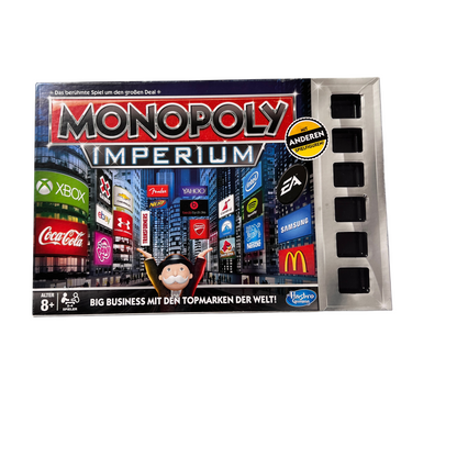 Spiel Monopoly Imperium silber Topmarken DER WELT Hasbro vollständig - Ansicht 1