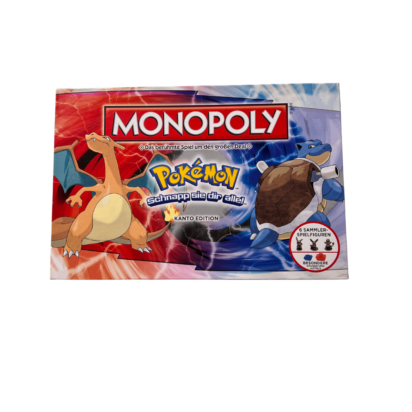 MONOPOLY  POKEMON  KANTO Edition deutsch Zinn Figuren  Vollständig - Ansicht 1