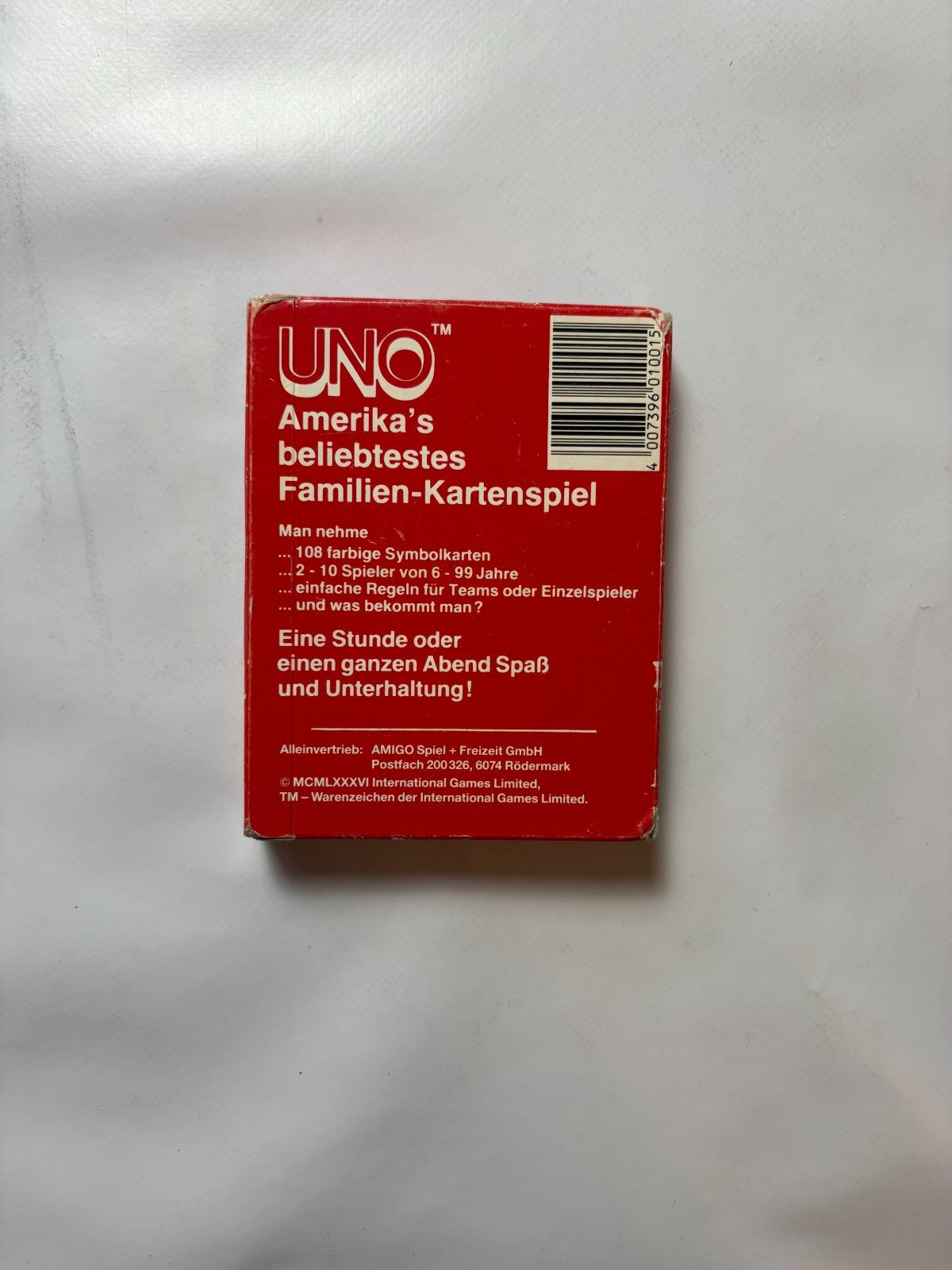 Original UNO Kartenspiel Amigo 80er Vintage Retro - Vollständig - Ansicht 11