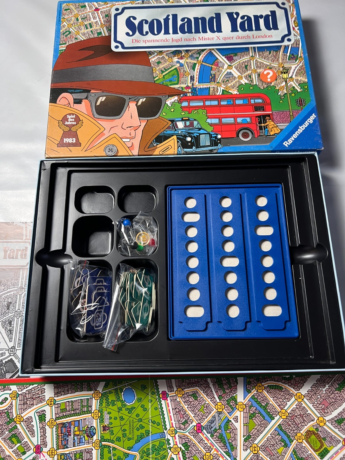 Scotland Yard  Brettspiel Ravensburger Spiel des Jahres 83 Retro - Vollständig - Ansicht 4