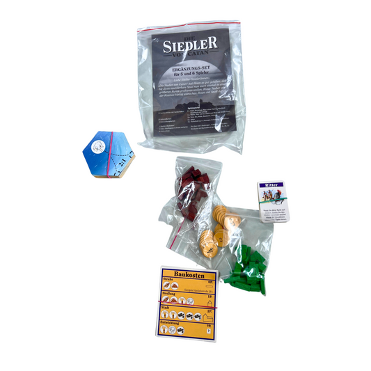 Die Siedler von Catan Ergänzungsset für 5 und 6 Spieler Holz  Ohne OVP - Ansicht 1