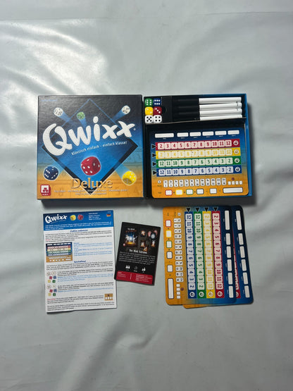 Qwixx Deluxe Gesellschaftsspiel Deutsch NBV  Vollständig - Ansicht 2