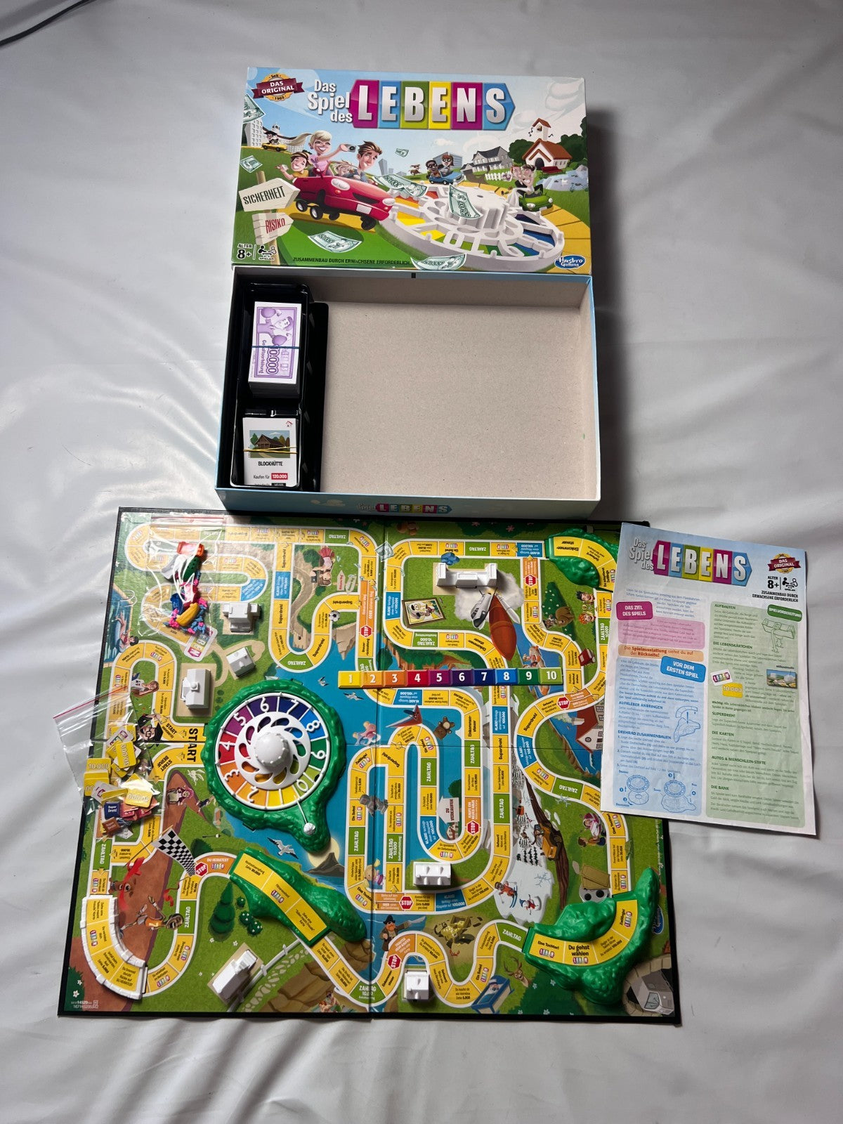 Das Spiel des Lebens Original Hasbro 2015 Brettspiel  Vollständig - Ansicht 2