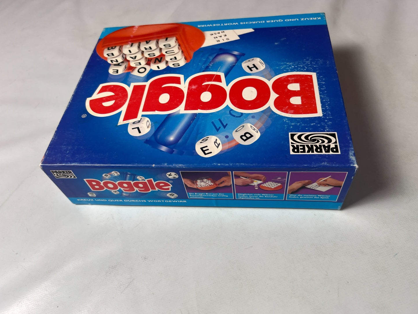 Boggle Kreuz und Quer durchs Wort Gewirr  PARKER  Deutsche 1994  Vollständig - Ansicht 6