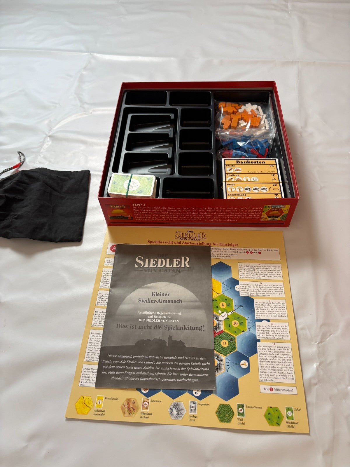 Brettspiel Die Siedler von Catan - Kosmos 1995 - Holz - vollständig - Ansicht 9