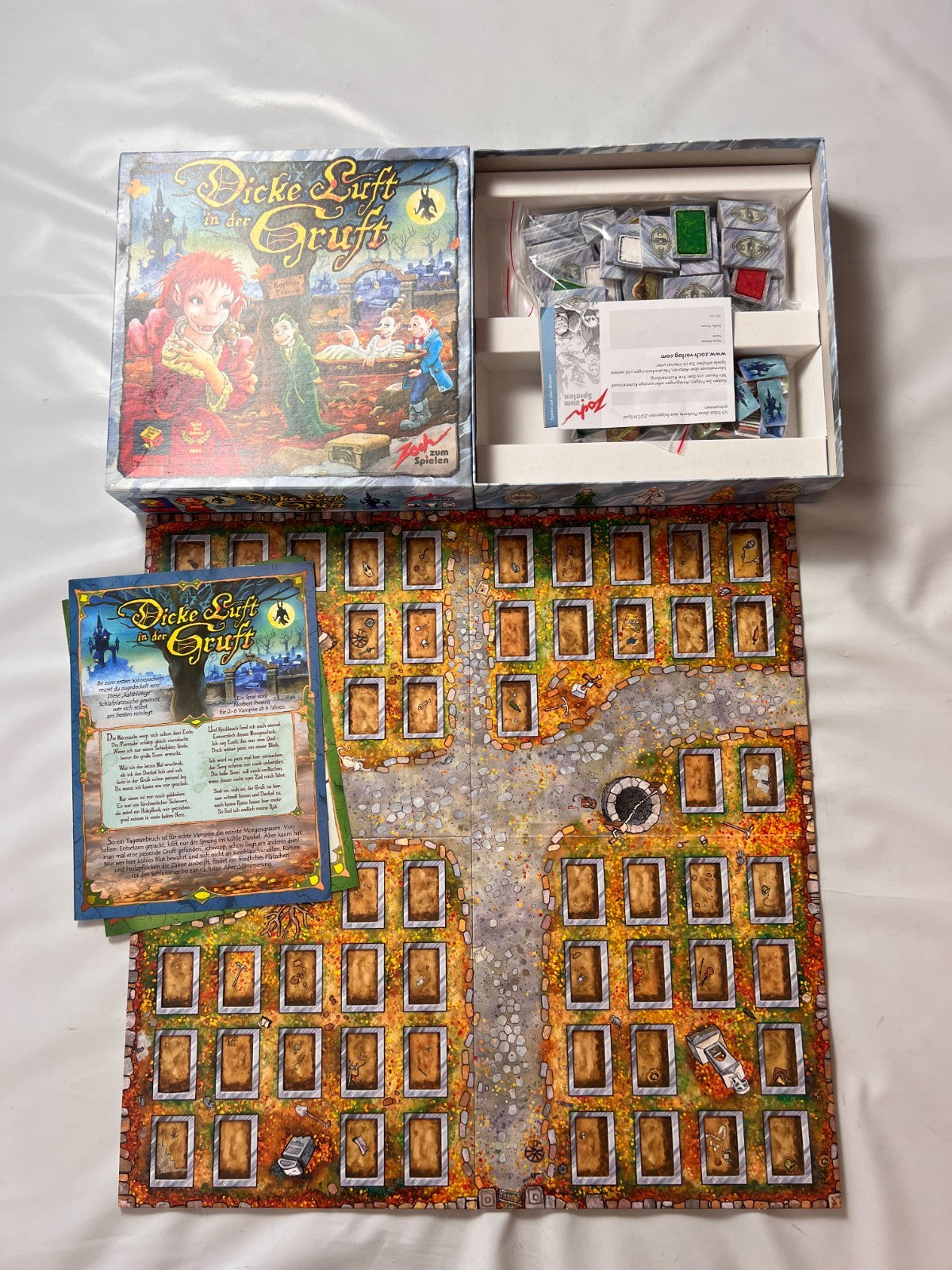 Brettspiel  Dicke Luft in der Gruft  Zoch  2004  Vollständig - Ansicht 2