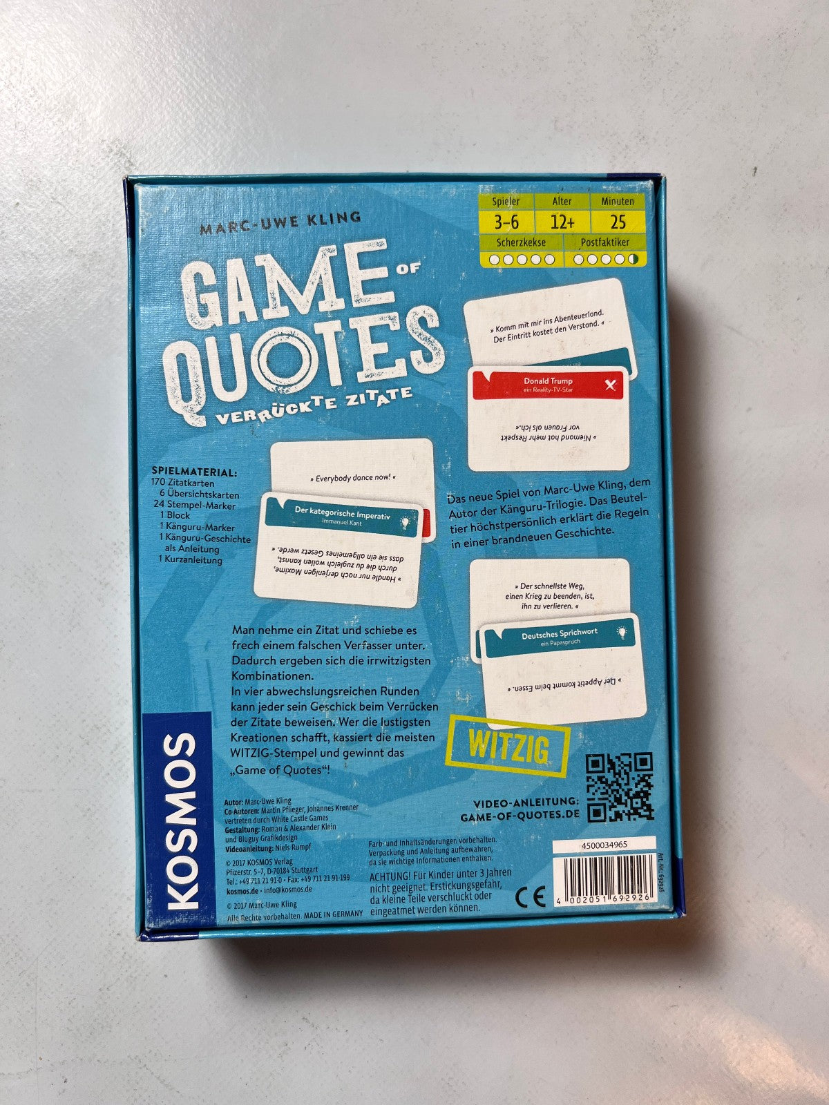 Detailfoto 7 – SKU A9709 – Gesellschaftsspiel gebraucht bei Brettspielimperium