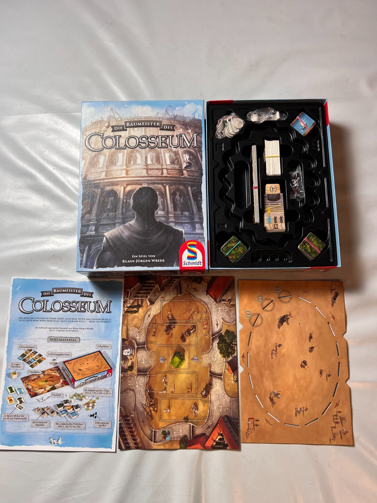 Die Baumeister des Colosseum Spiel Schmidt Brettspiel  Vollständig - Ansicht 2