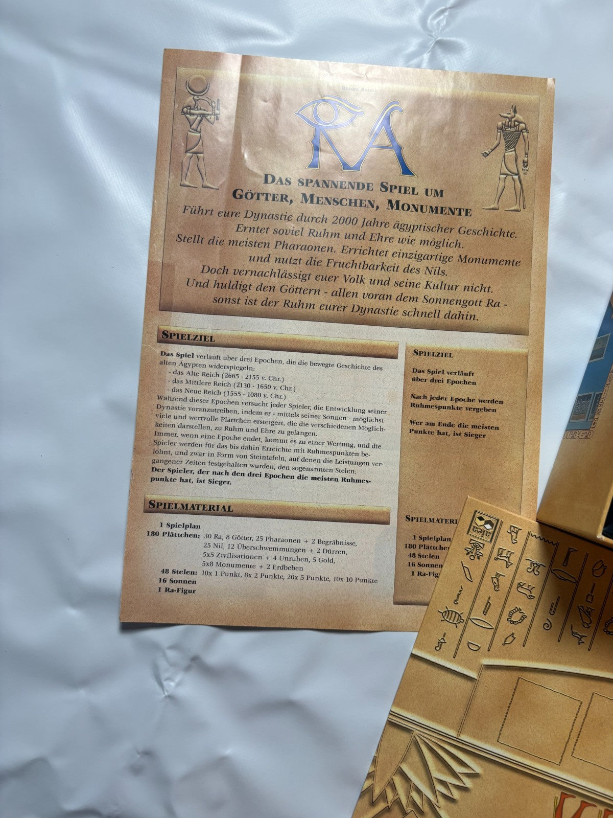 Ra Alea Ravensburger 1999 komplett Reiner Knizia Strategiespiel - Vollständig - Ansicht 8