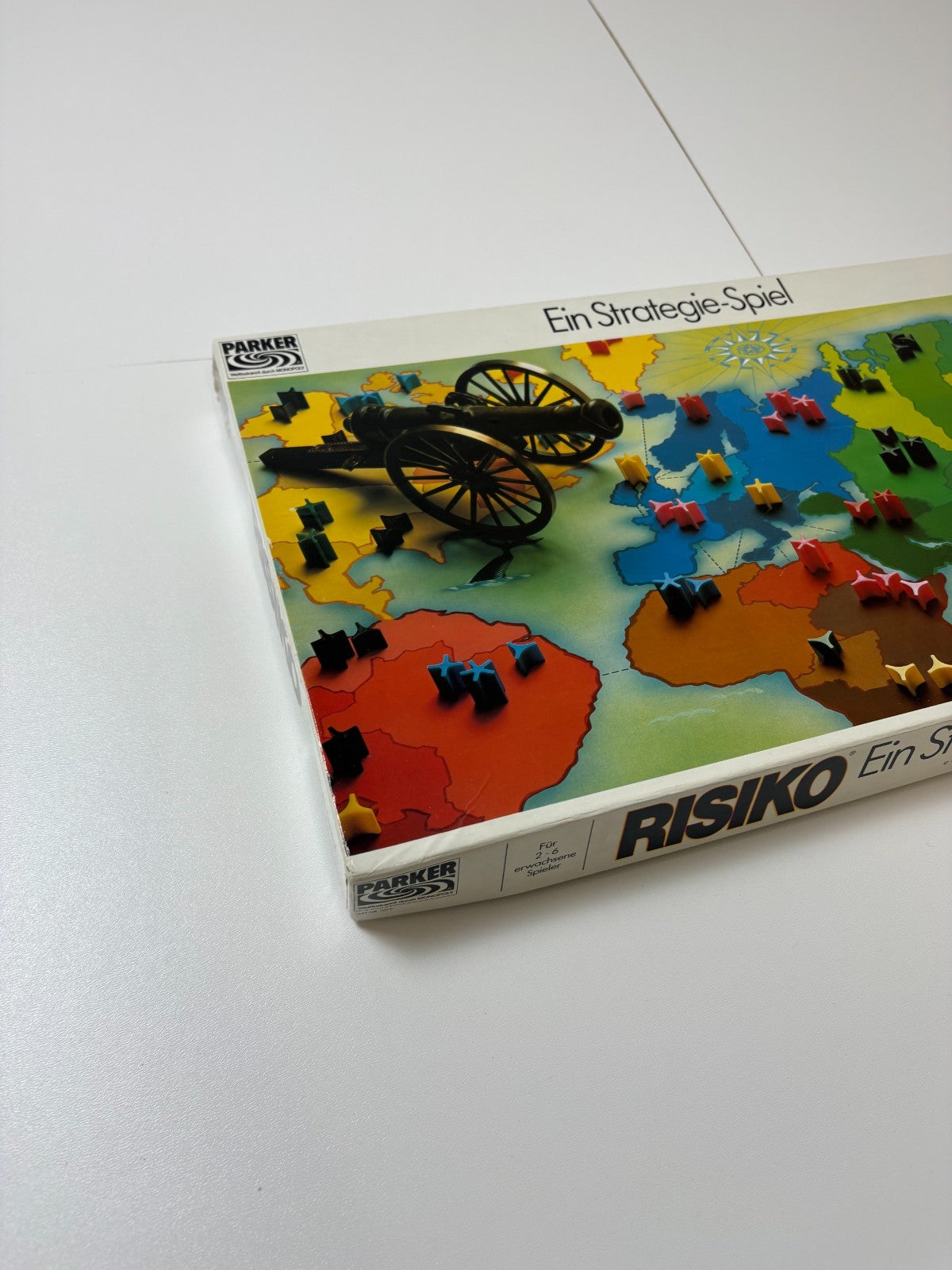 Risiko - Strategiespiel weiß Parker 1982 - Vollständig - Ansicht 5