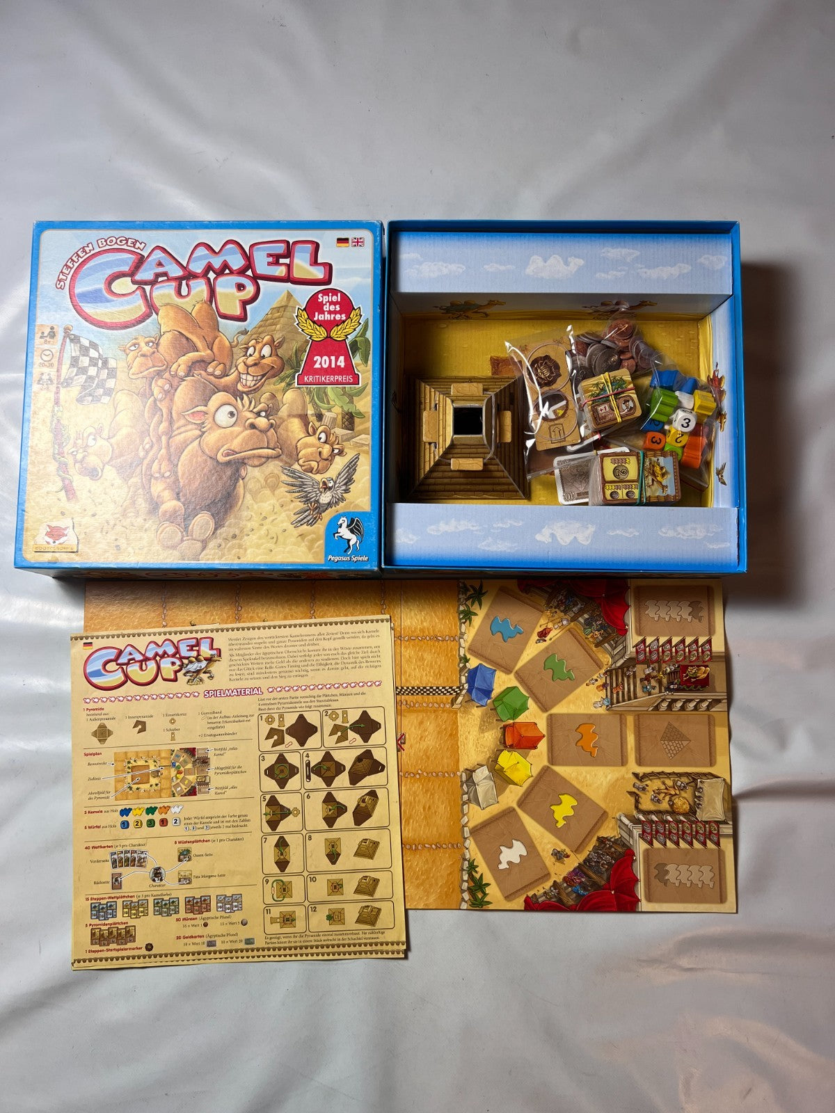 Pegasus Camel Up Gesellschaftsspiel - Camel Cup - Vollständig - Ansicht 2