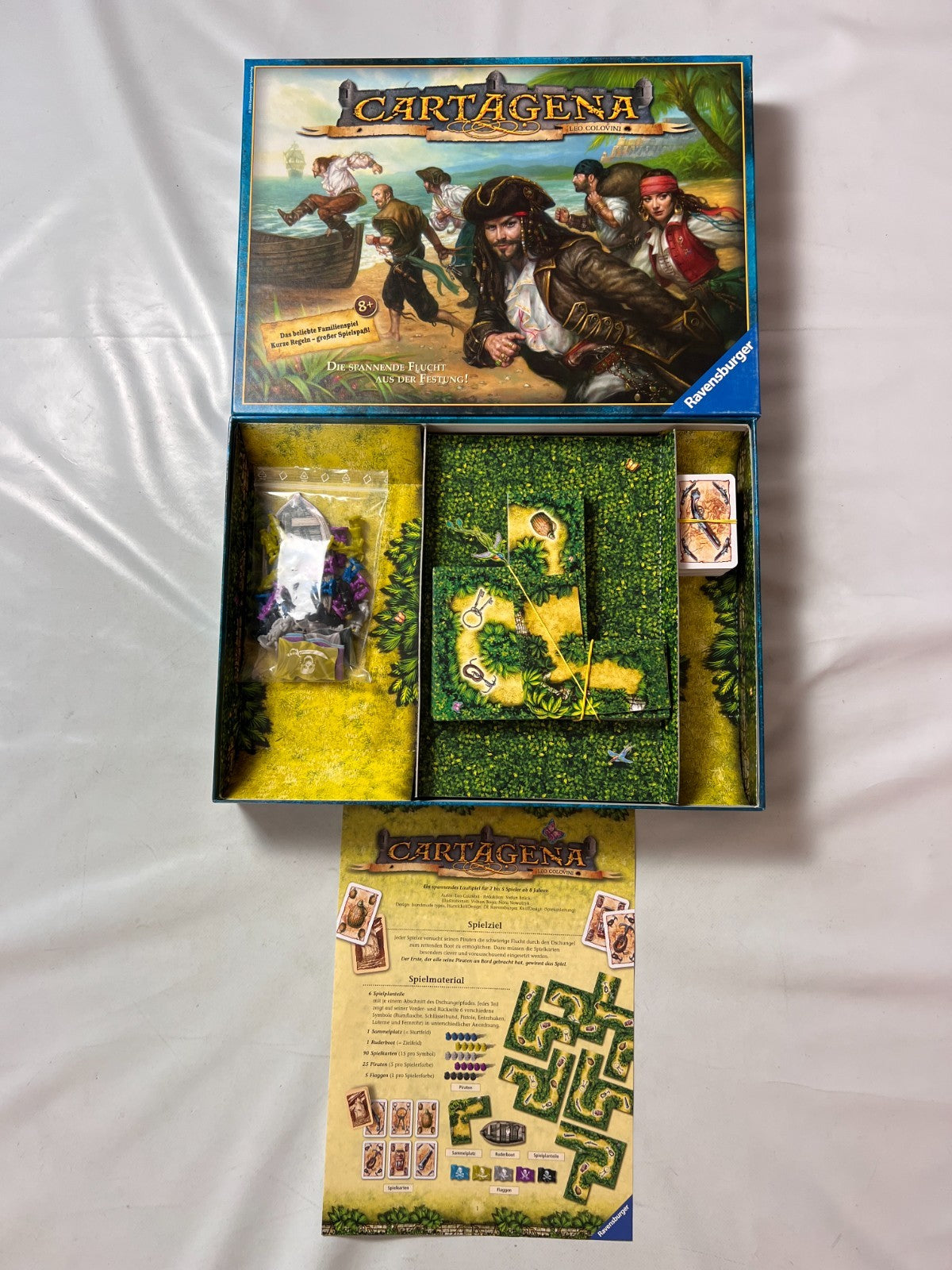 Cartagena Gesellschaftsspiel Ravensburger Festung Flucht Dschungel- Vollständig - Ansicht 2