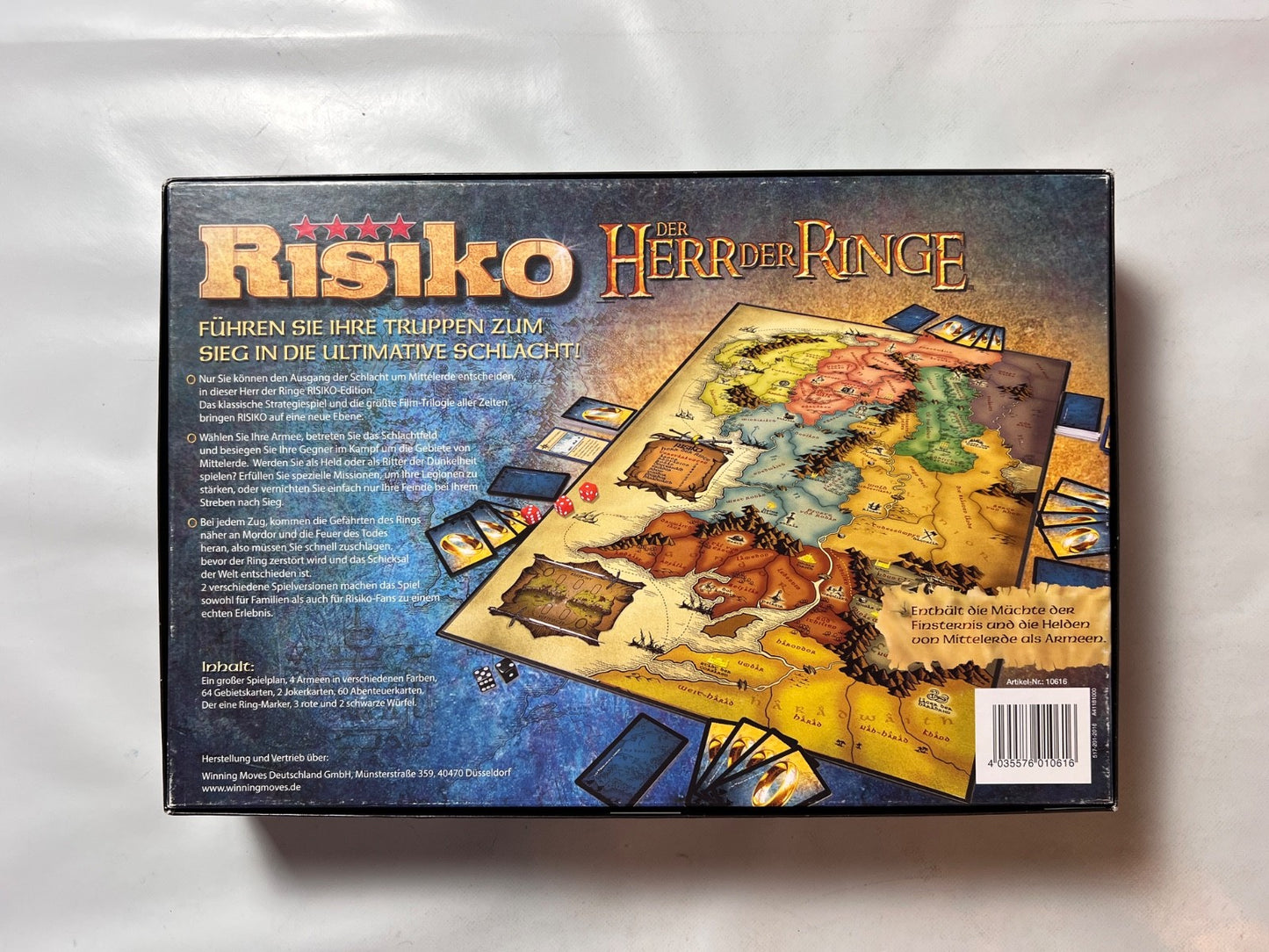 Risiko - Herr der Ringe - Erobere Mittelerde - Hasbro - Vollständig - Ansicht 9
