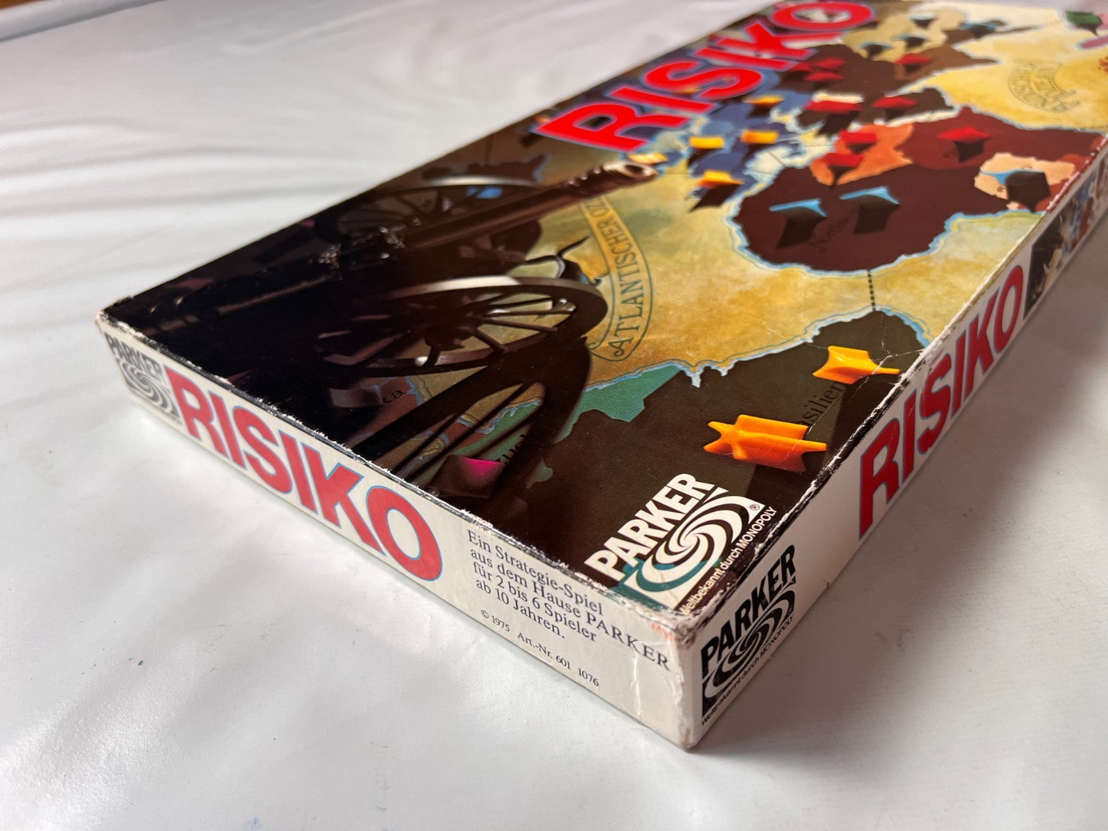 Brettspiel  RISIKO ERSTAUSGABE Schwarz  PARKER 1975  Vollständig - Ansicht 5