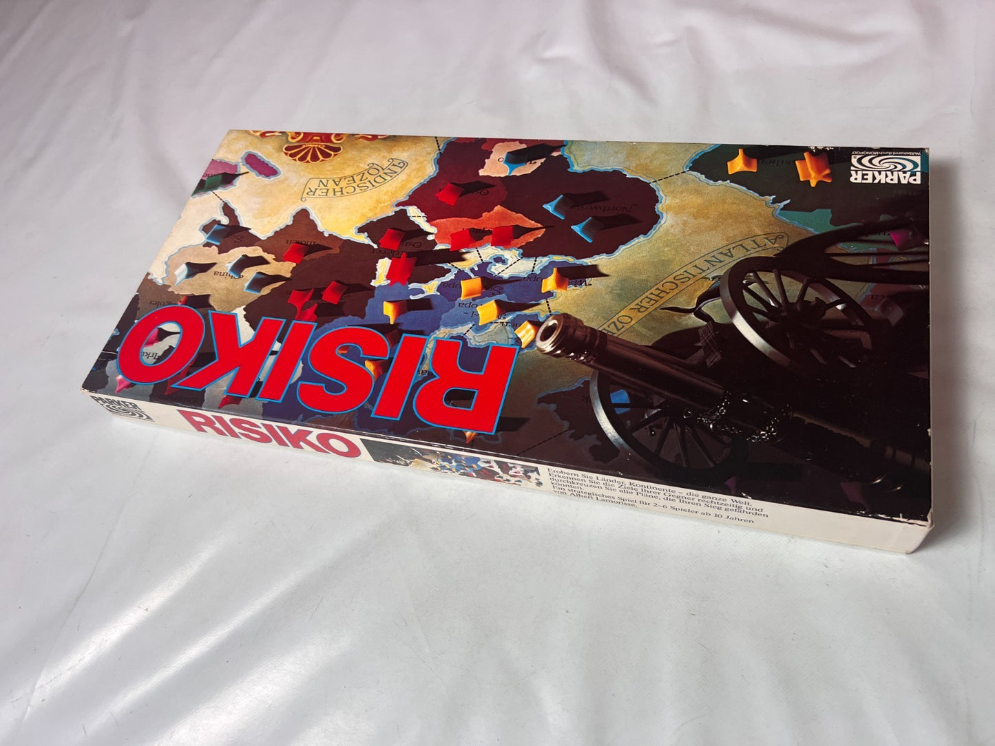 Brettspiel  RISIKO ERSTAUSGABE Schwarz  PARKER 1975  Vollständig - Ansicht 6