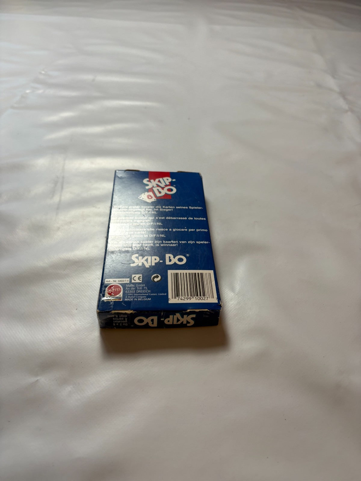 Skip Bo Kartenspiel Mattel blau rote Ausgabe 1992  - vollständig - Ansicht 10