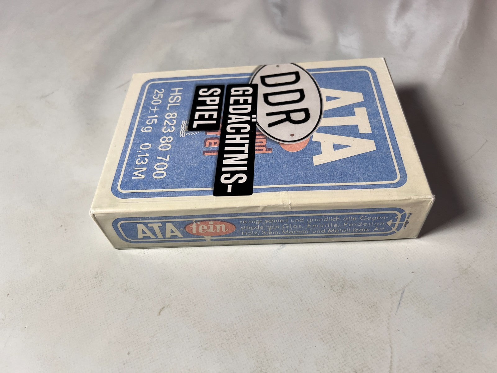 Kartenspiel ATA Legespiel DDR Gedächtnisspiel Buschfunk Verlag  - Vollständig - Ansicht 6