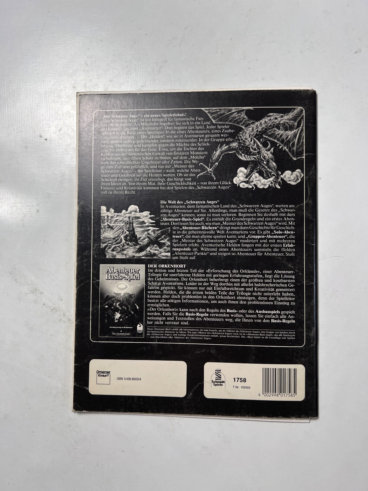 Detailfoto 3 – SKU A5261 – Rollenspiel-Buch gebraucht bei Brettspielimperium