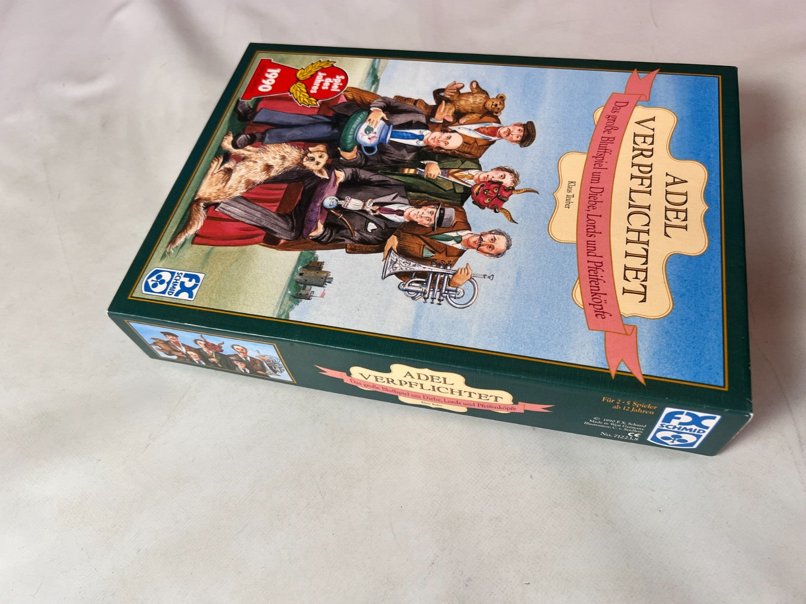 Adel verpflichtet Brettspiel FX Schmid 1990 Gesellschaftsspiel   Vollständig - Ansicht 7