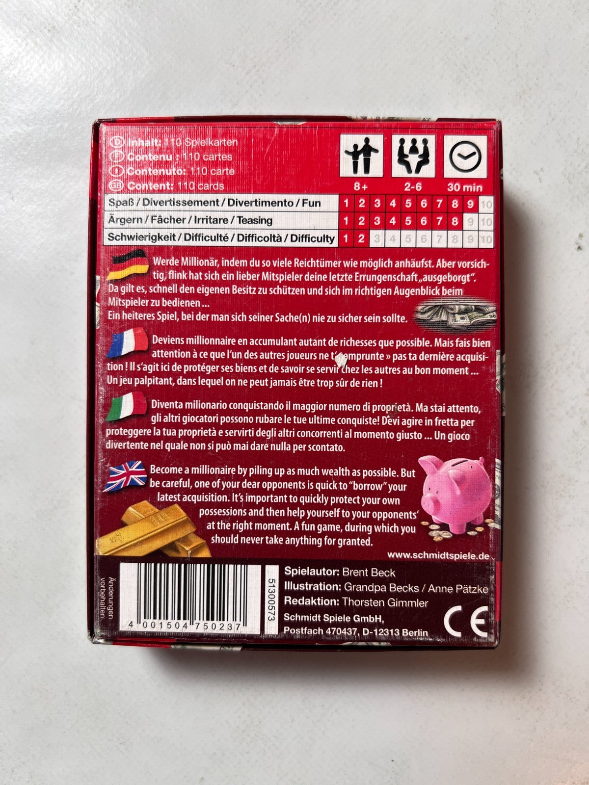 Detailfoto 9 – SKU A11923 – Kartenspiel gebraucht bei Brettspielimperium