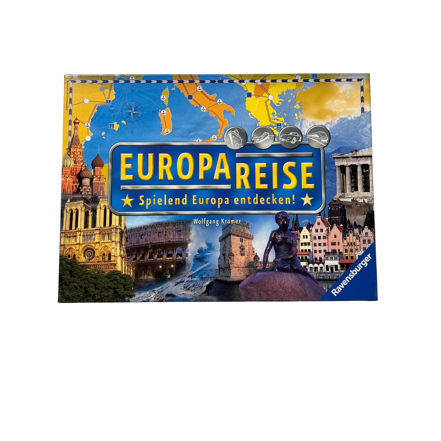Ravensburger Europareise Gesellschaftsspiel 2007  Vollständig - Ansicht 1